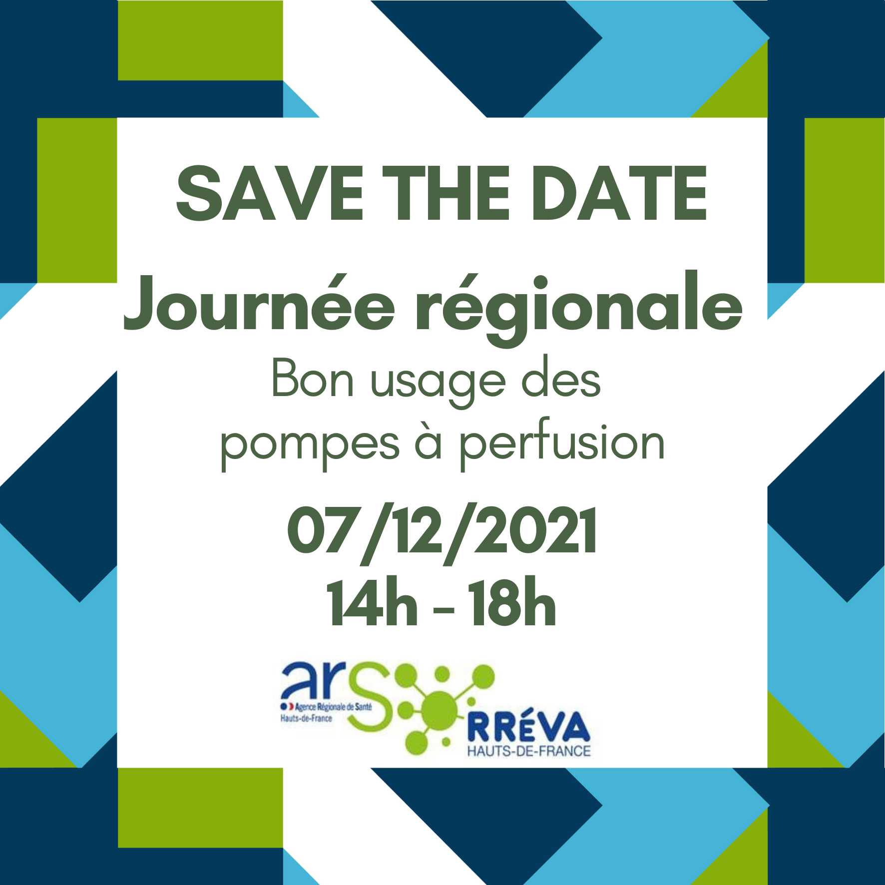 SAVE THE DATE : Journée régionale Bon usage des pompes à perfusion
