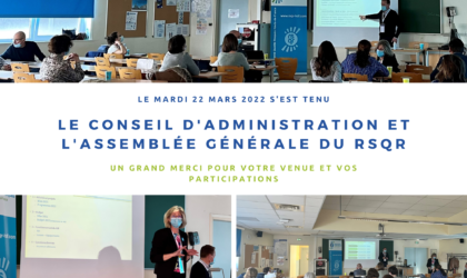 Les Projets RSQR et SRA 2022