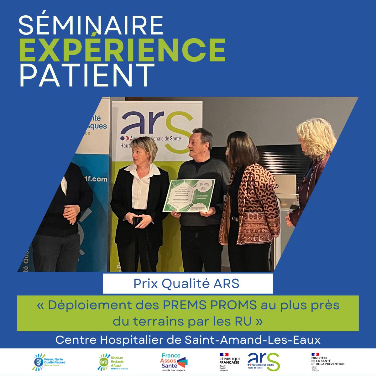 Séminaire SRA avec l’ARS & France Assos Santé Hauts-De-France sur l'expérience patient 2
