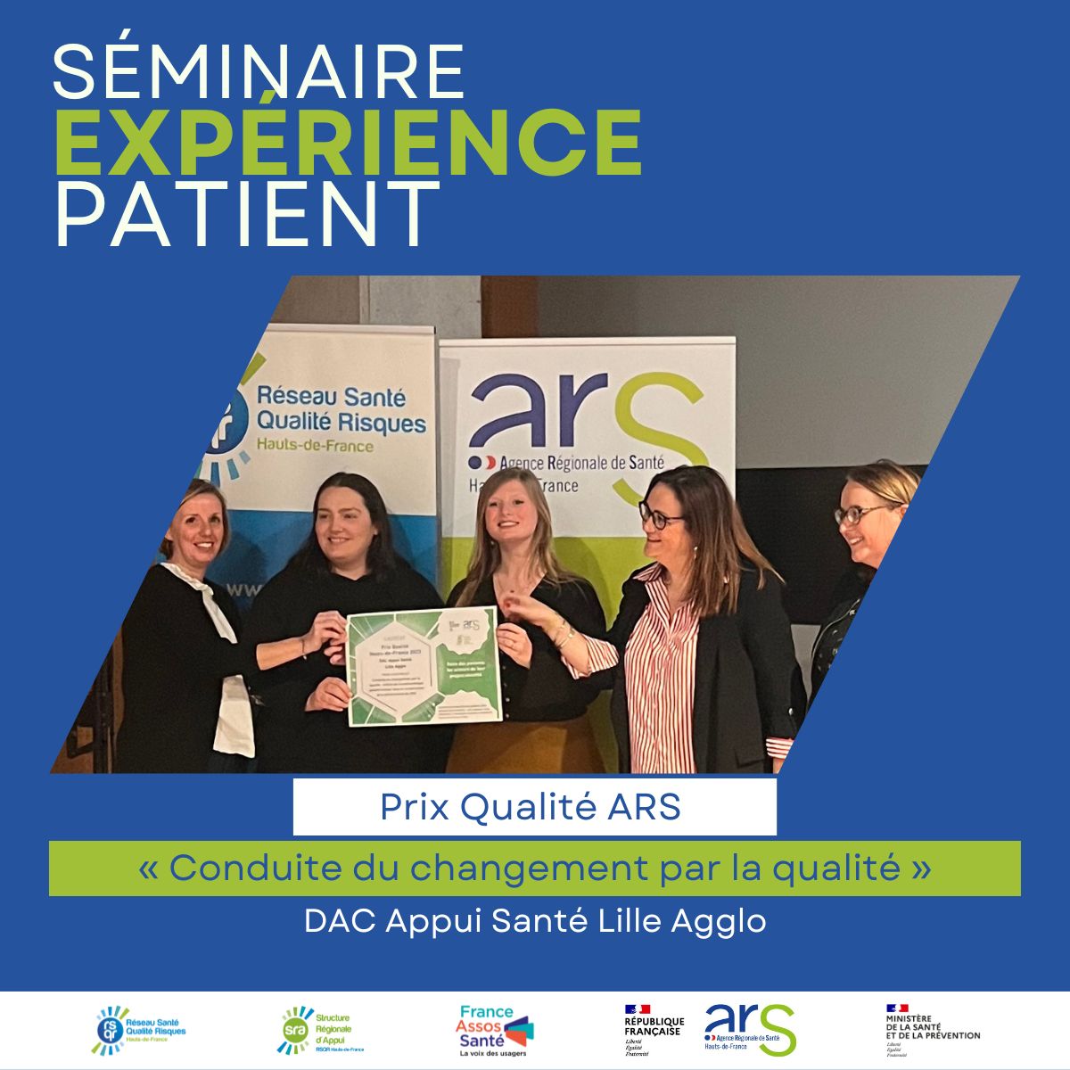 Séminaire SRA avec l’ARS & France Assos Santé Hauts-De-France sur l'expérience patient 3