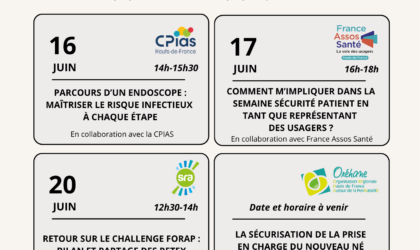 SAVE THE DATE : Préparer la semaine sécurité patient 2025